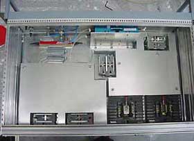 【標準ラックBOX】光配線および高周波ケーブル配線の一例